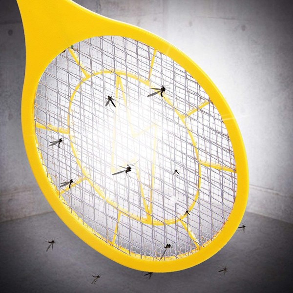 Innovativ Elektrisk Insektsdödare Racket, Portabel Design För Inomhus & Utomhus, Effektiv Myggkontroll, Lättviktig Och Portabel, Trippel-lager