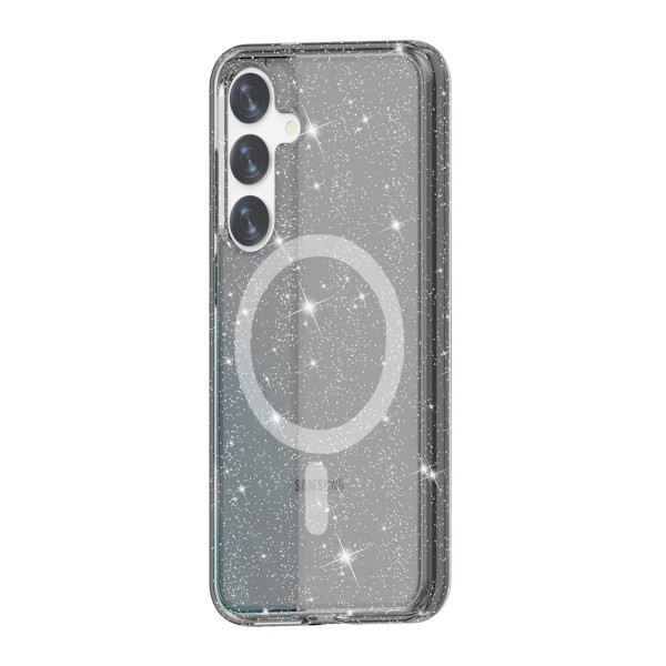Samsung Galaxy S24 Plus Mobilskal Glitter Magsafe - Svart Svart