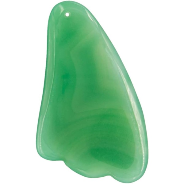 Naturlig Jade Gua Sha Skrapverktyg IASTM Guasha Bräda, G