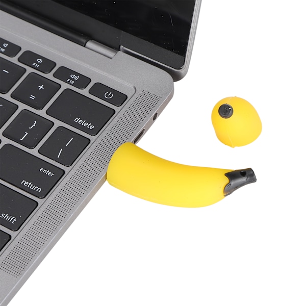 USB-minne Söt Tecknad Bananform Tummenheter för Barn Studenter Lärare Kollega Gåva 32GB
