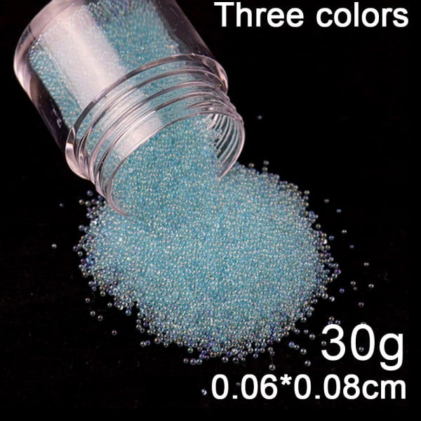 Dekorationer Micro Nail Caviar Pixie Kristaller för Naglar DIY