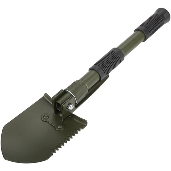 Multifunktionell Camping Spade, Högkvalitativt Stål Militärt Fällbart Spade med Bärväska för Utomhus Camping Överlevnad