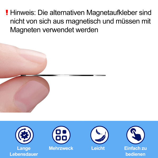 Metallplattor för Tonie-figurer med lim, 25 st självhäftande baser för magneter, kompatibel med magnetmobilhållare, dekorera barnens