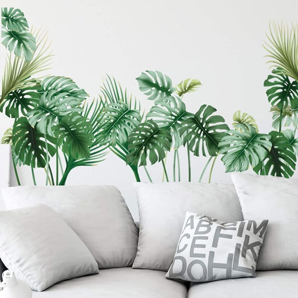 Tropiska väggdekaler Palmblad väggdekaler