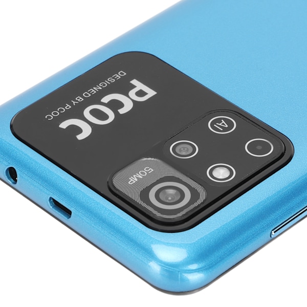 M4 Pro 5.0 Tum Smartphone 4GB 32GB 4900mAh för Android 10.0 Mobiltelefon Stöd 128GB Minnesexpansion Fram 5MP Bak 13MP 100‑240V UK Blå