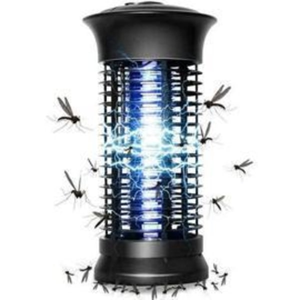Elektrisk myggdödare, insektsdödarlampa med UV-ljusattraktion, vattentät utomhus inomhus plug-in drift för bred täckningsyta