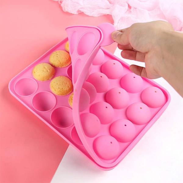 Silikonform för Cake Pops, Innovativ Design för Snabb Frigörelse och Enkel Rengöring, Perfekt för Alla Dina Bakbehov
