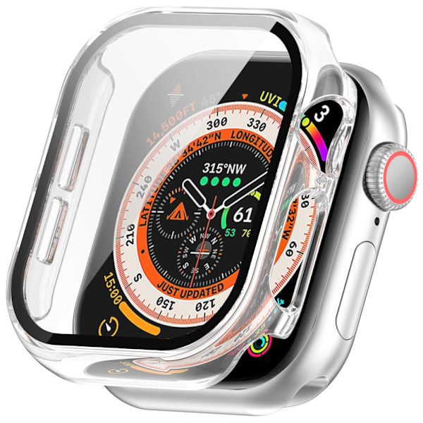 Skal Apple Watch Series 10 46mm Hårdplast + Glas Transparent