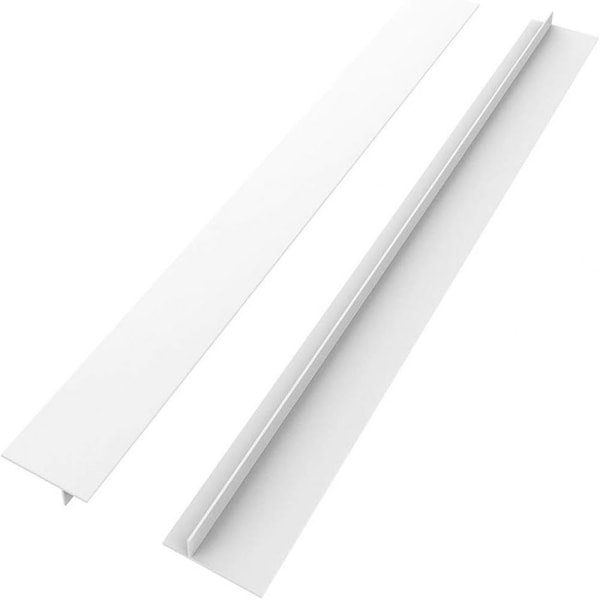 Flexibelt silikonskydd för springor, värmebeständigt, lätt att rengöra, för köksspis och bänkskiva, halkfri design, anpassningsbar längd, förhindrar spill, diskmaskinssäker &