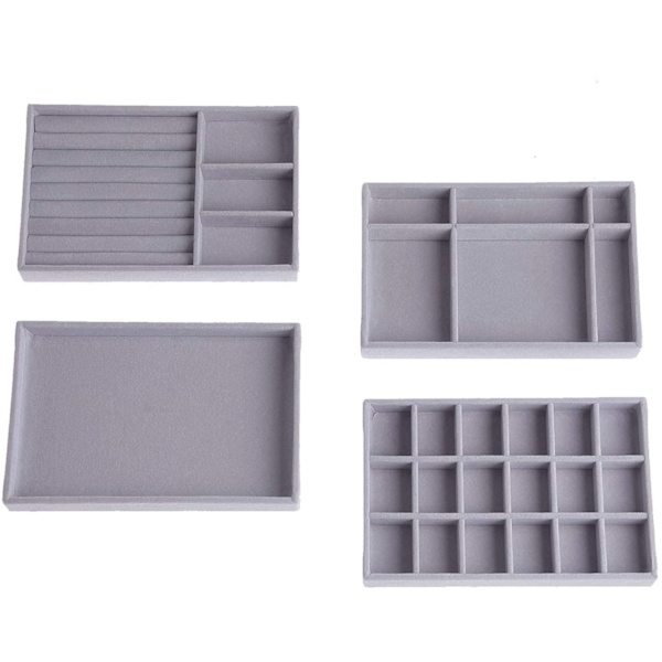 Smyckesbrickor Organizer Stapelbar Smyckesaccessoar