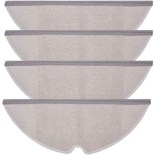 Mikrofibermoppduk för Xiaomi Mi Mijia Roborock, full täckning, superabsorberande, jämn vattendistribution, förbättrad hållbarhet för regelbunden användning
