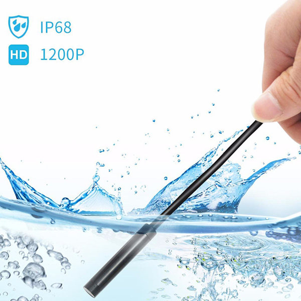 Ultra Clear Endoskop 1200P Närfokus Apple Android IOS WiFi Mobiltelefon Endoskop Trådlöst Endoskop 8mm (10m)