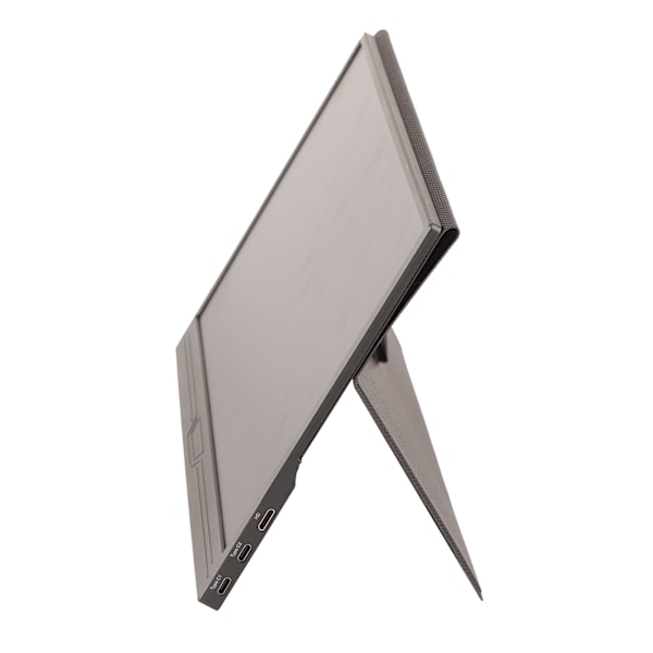 14 tum FHD Datorskärm 1080P 178 Graders IPS Portabel Monitor med HD Multimedia Interface Typ C för Laptop PC 100‑240V EU-kontakt