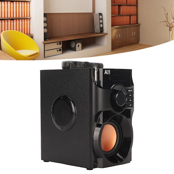 Bärbar Bluetooth-högtalare med Subwoofer Trådlöst Stereoljud Rik Bas Bluetooth-högtalare för Utomhusfest Resa