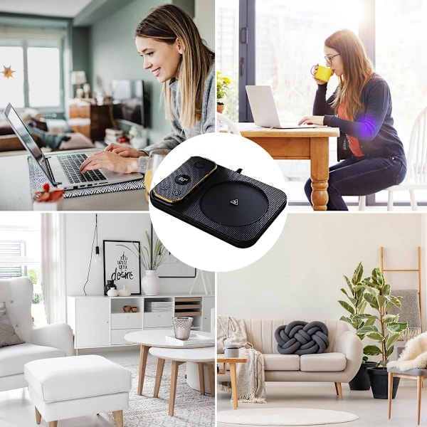 Kaffe-Muggvärmare för skrivbord, kontor, hem, Smart kaffekoppsvärmare med 3 temperaturinställningar & 8 timmars automatisk avstängning