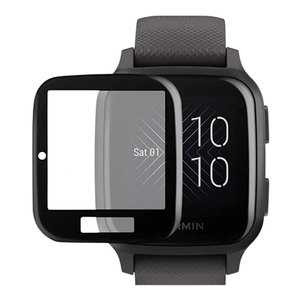 2-PACK Garmin Venu Sq FullFrame 3D Härdat glas 0.26mm 9H Transparent