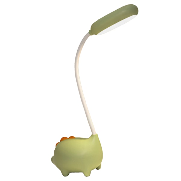 Skrivbordslampa USB-laddning LED Ögonvänlig Söt Bordsläslampa för Sängbord Sovsalar Grön