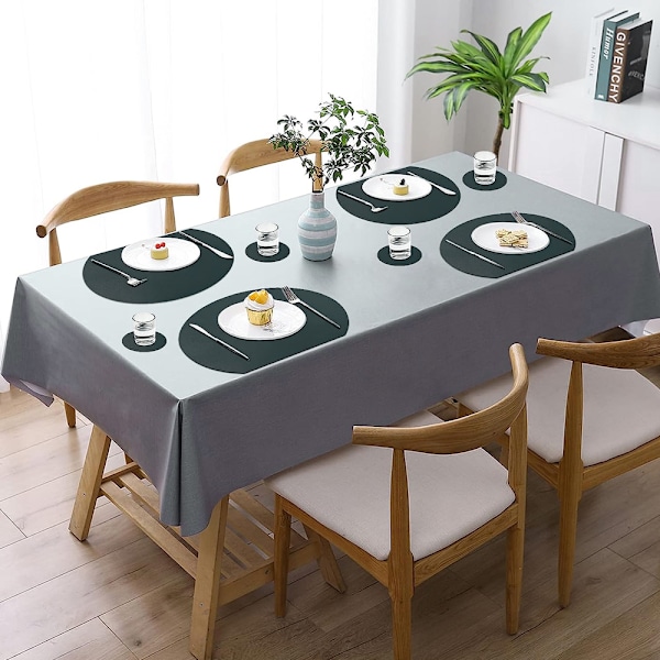 Stilfulla bordsdekorationer, vändbara bordsunderlägg i konstläder för eleganta middagar, värmebeständig halkfri design, bra presentidé för hem och