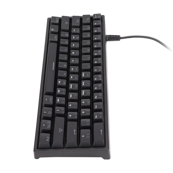 Mekaniskt tangentbord Cool Belysning RGB 61 Tangenter Kompakt Struktur Lättviktigt Trådbundet Tangentbord för Hemmakontor