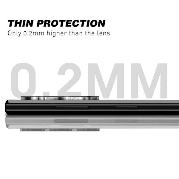 2-PACK Samsung S23 Ultra Kamera Skydd Linsskydd Transparent