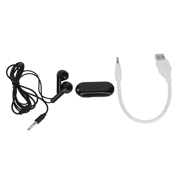 Mini Recorder HD Brusreducering Röstaktiverad Uppladdningsbar Säker MP3 Liten Inspelare för Intervju Möte Neutral Engelska 8GB