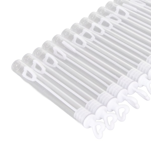 50 st Bubble Wand Transparent Utseende Läcksäker Lättvikt Bubble Wands Bulk för Bröllop Fester Jubileum