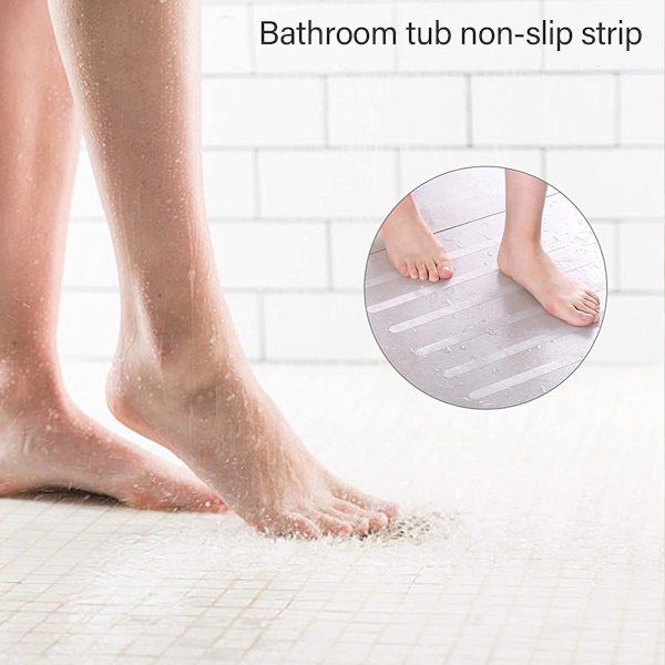 24 st Anti Slip Duschdekaler, Badkar Halkskydd Dekaler, Säkerhets Badkar Remsor, trappor, simbassänger, båtar