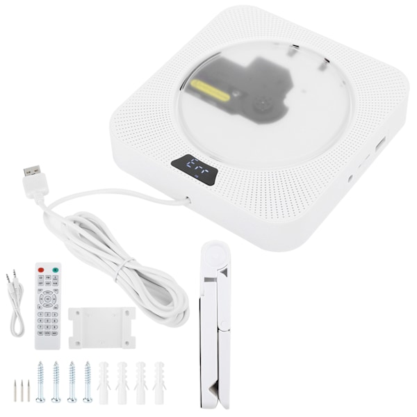 Q200 Portabel Bluetooth Audio CD-spelare Fosterutbildning Uppläsning Väggmonteringsenhet 110~220VEU