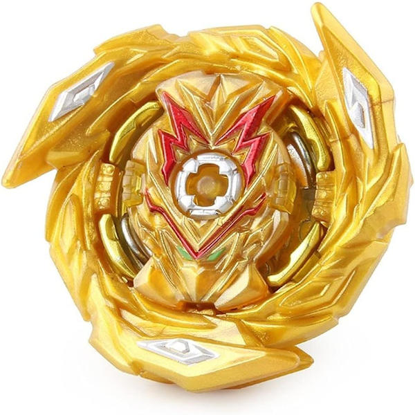 Burst Super King B-163 Brave Valkyrie .Ev' 2A Spinning Top High Performance Stater Set (Guld)