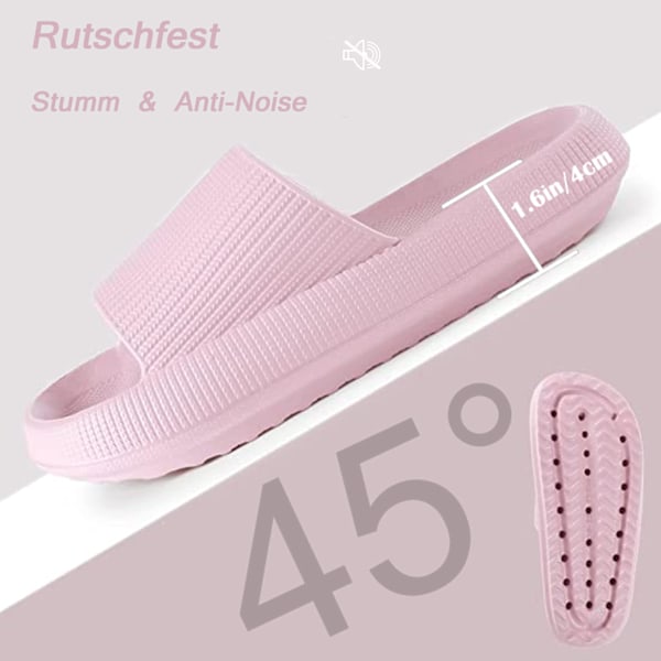 Badsandaler Herr Dam Cozislides Original Tofflor Badskor Cloudyzz Tofflor Gummi Hemtofflor Anti-Slip Mules Sommarträdgård Flip Flops