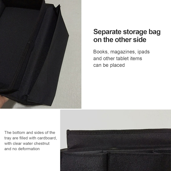 Soffa Armstöd Organizer Fack Couch Caddy Soffa Armstöd Väska Sängbord Förvaring Hängande Organizer Svart