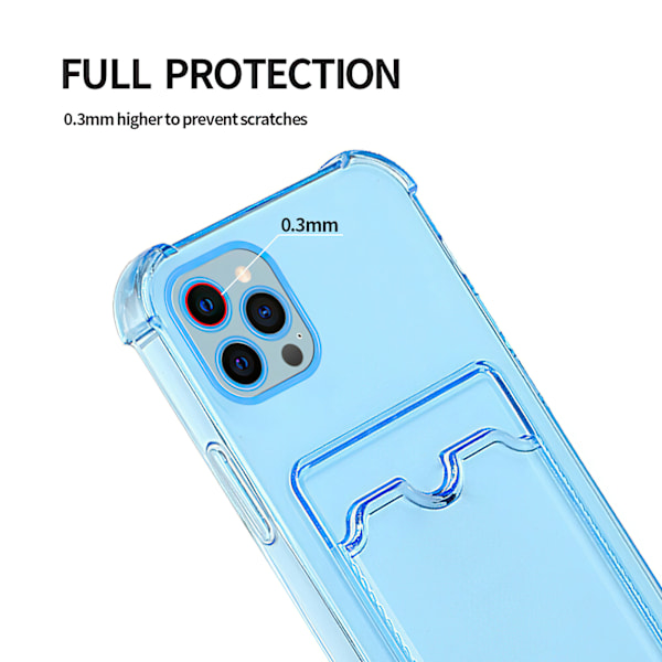 Skydda din iPhone 14 - Köp skal & kortfack! Transparent Transparent