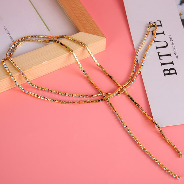 10 Meter DIY Kristallglas Rhinestone Trim Klor Kedja Dekoration Kläder Applikationer #8