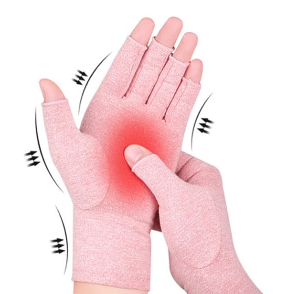 Artrit kompressionshandskar lindrar smärta från reumatoid, karpaltunnel, kompressionshandskar fingerlösa handskar för kvinnor