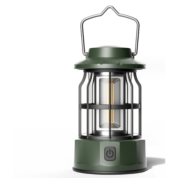 Camping Lyktor Batteridrivna, LED Campinglampor Ljusstyrka Dimbar, IPX4 Vattentäta Campinglampor, Bärbar Campinglampa för Hem, Skjul och Mer Green Green