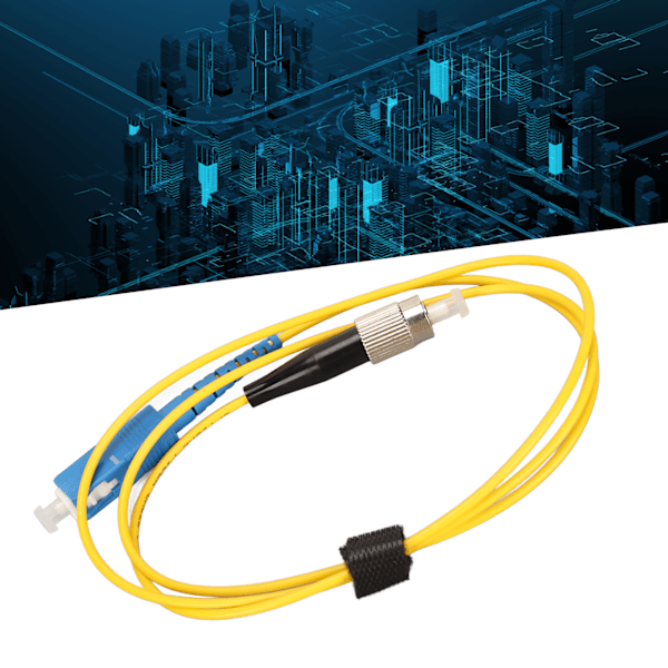 Fiberoptisk Patchkabel 0,5yd FC till SC Singlemode Fiber Låg Optisk Förlust FC till SC Fiberoptisk Kabel för Switch