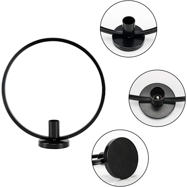 Dekorativ Y-formad Ljuskrona i Resin för Heminredning, Matt Svart Finish Premiumkvalitetsmetall, Elegant Y-formad Design för Olika Tillfällen (1 st)