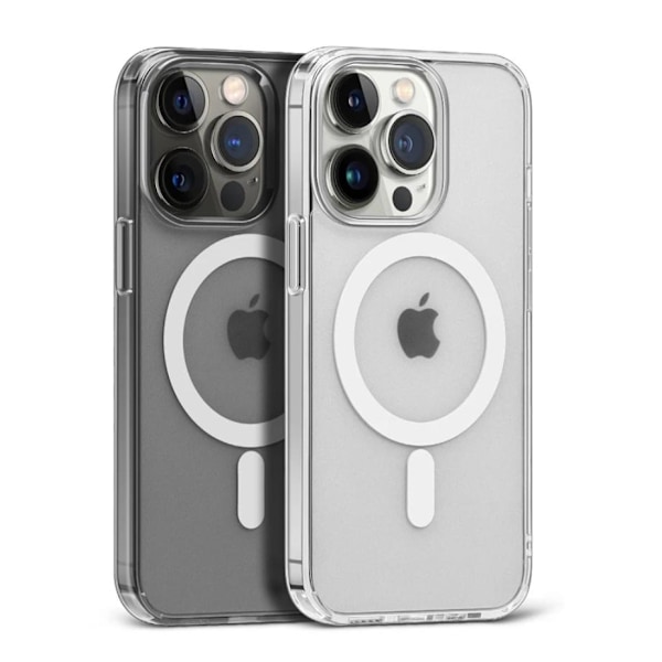 Magsafe iPhone 15 Silikonskal Transparent