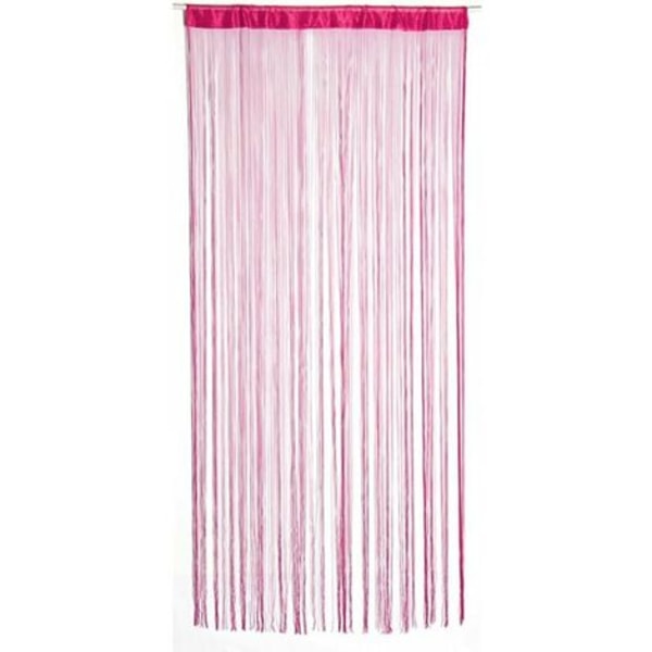 Konstnärlig Boho Heminredning, Förtrollande Elegans Tätare Pärlsträng Pärlgardin För Dörröppning Sekretess Och Rumsavdelning I Ljusrosa, Polyester