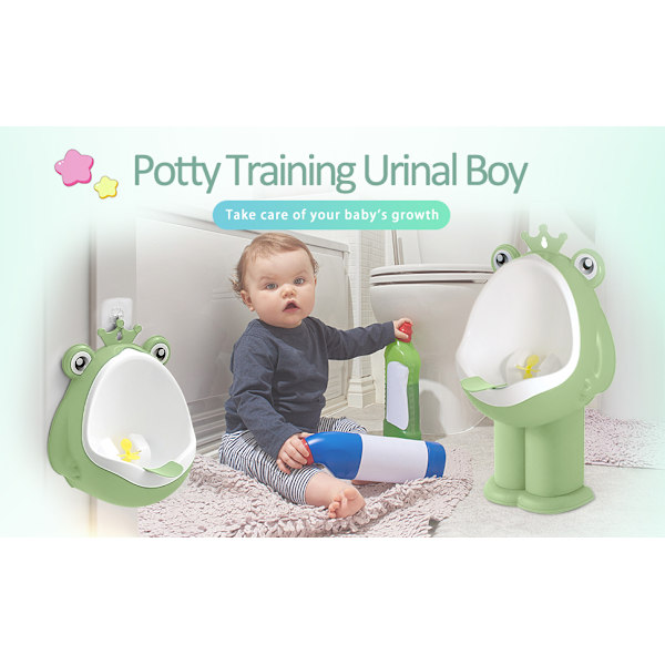 Toaletttränare för småbarn, justerbar höjd potträning urinal, säkert och vänligt material, perfekt för pojkar toalettträning, enkel