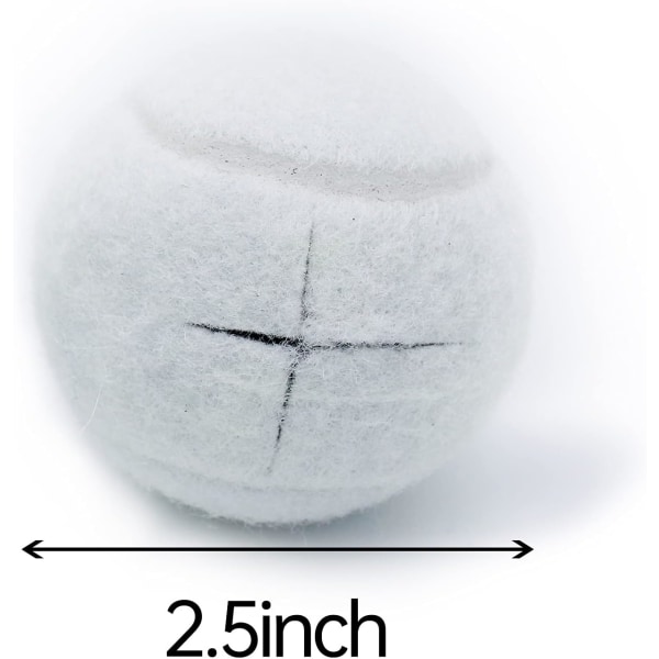 4st förskurna tennisbollar för möbelben och golvskydd