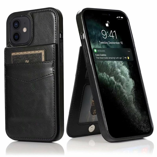 iPhone 15 Mobilskal Korthållare 5-FACK Retro V3 Rosenguld Rosenguld