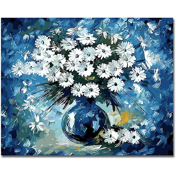 Artistic Escape, Måla efter nummer-kit för canvasskapelser, 40 x 50 cm ramlös canvas, Skapa din egen målning, Gör-det-själv-mästerverk för nybörjare