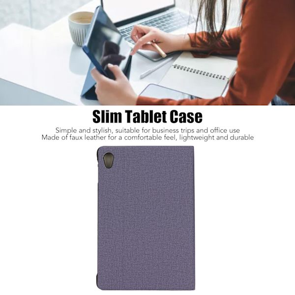 Tabletfodral Högt Skydd Multifunktionell Exakt Hålposition Konstläder Tabletställ Skydd för M40 Air för P30HD Blå