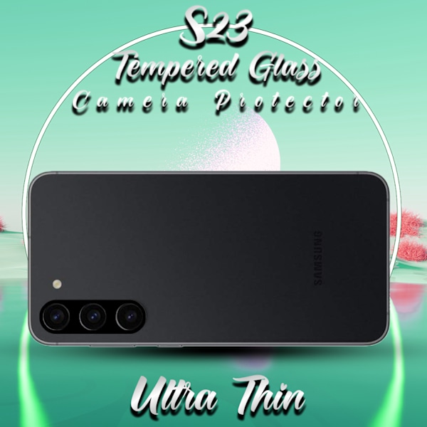 1-Pack Linsskydd Samsung Galaxy S23 - Härdat Glas 9H - Super 3D Linsskydd