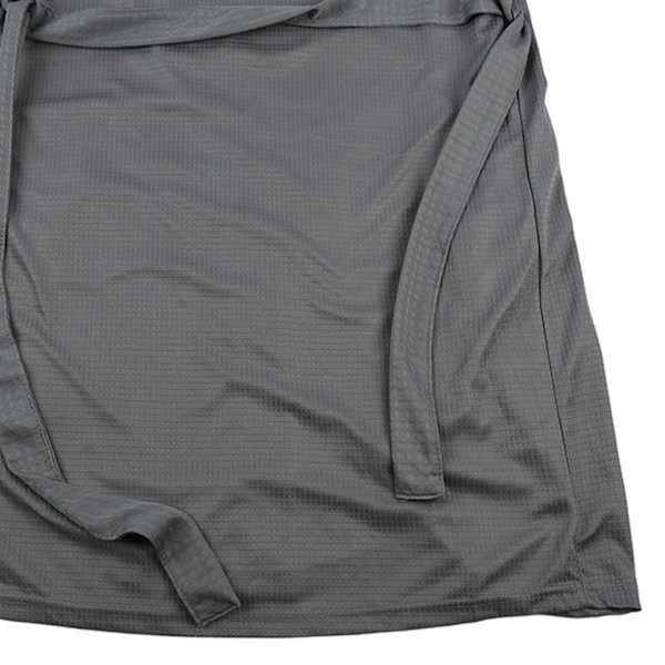 Badrock Unisex Mjuk Bekväm Lös Lätt Loungewear för Män Kvinnor Hem Spa Grå L