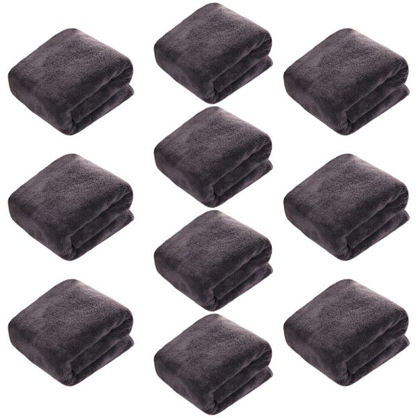 10-pack handdukar för salongshår - Snabbtorkande handduk för hår, händer, ansikte Använd hemma, salong, spa, frisör