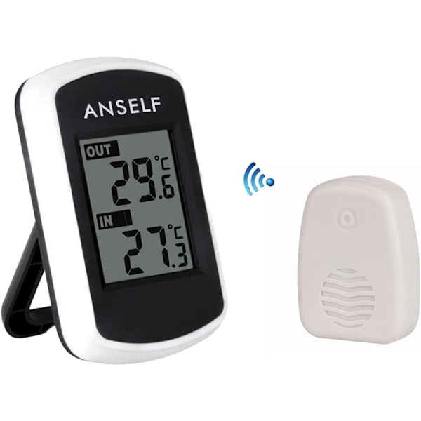 Smart Digital Termometer, Enkel Installation Trådlös Inomhus Utomhus Enhet, Hög Precisionsnoggrannhet Med Trendpilindikator, Bord Vägg