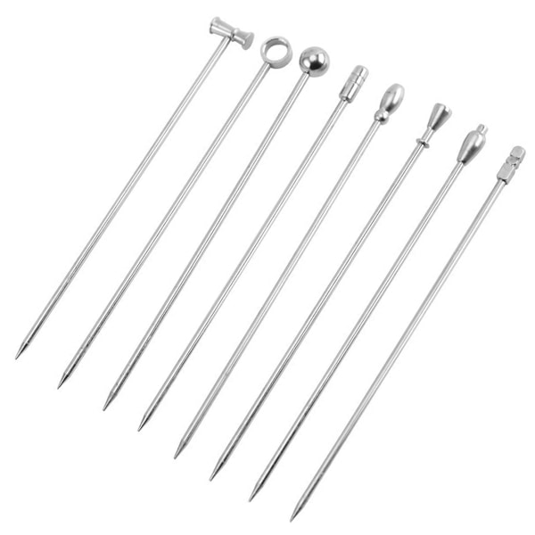 16-pack cocktailpinnar, cocktailtandpetare, martini olivplockar i rostfritt stål för barer