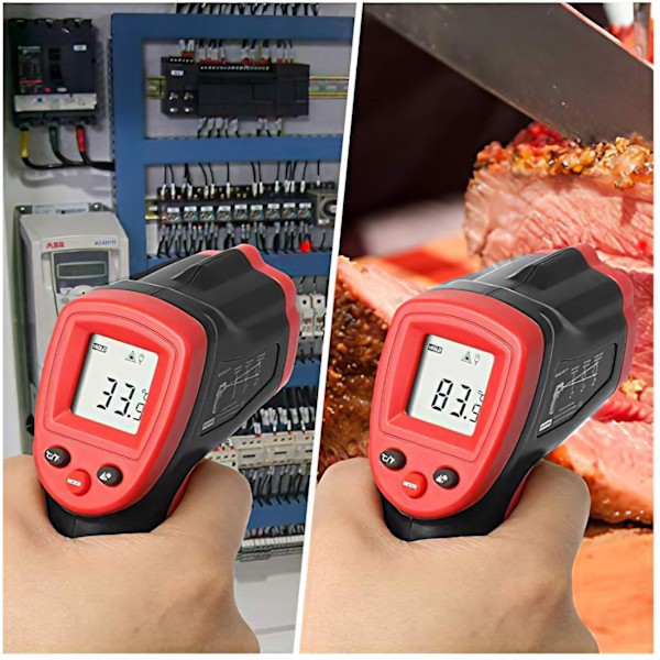 Infraröd Termometer, Valbar F Eller C för Enkel Temperaturkonvertering Mellan Celsius Och Fahrenheit